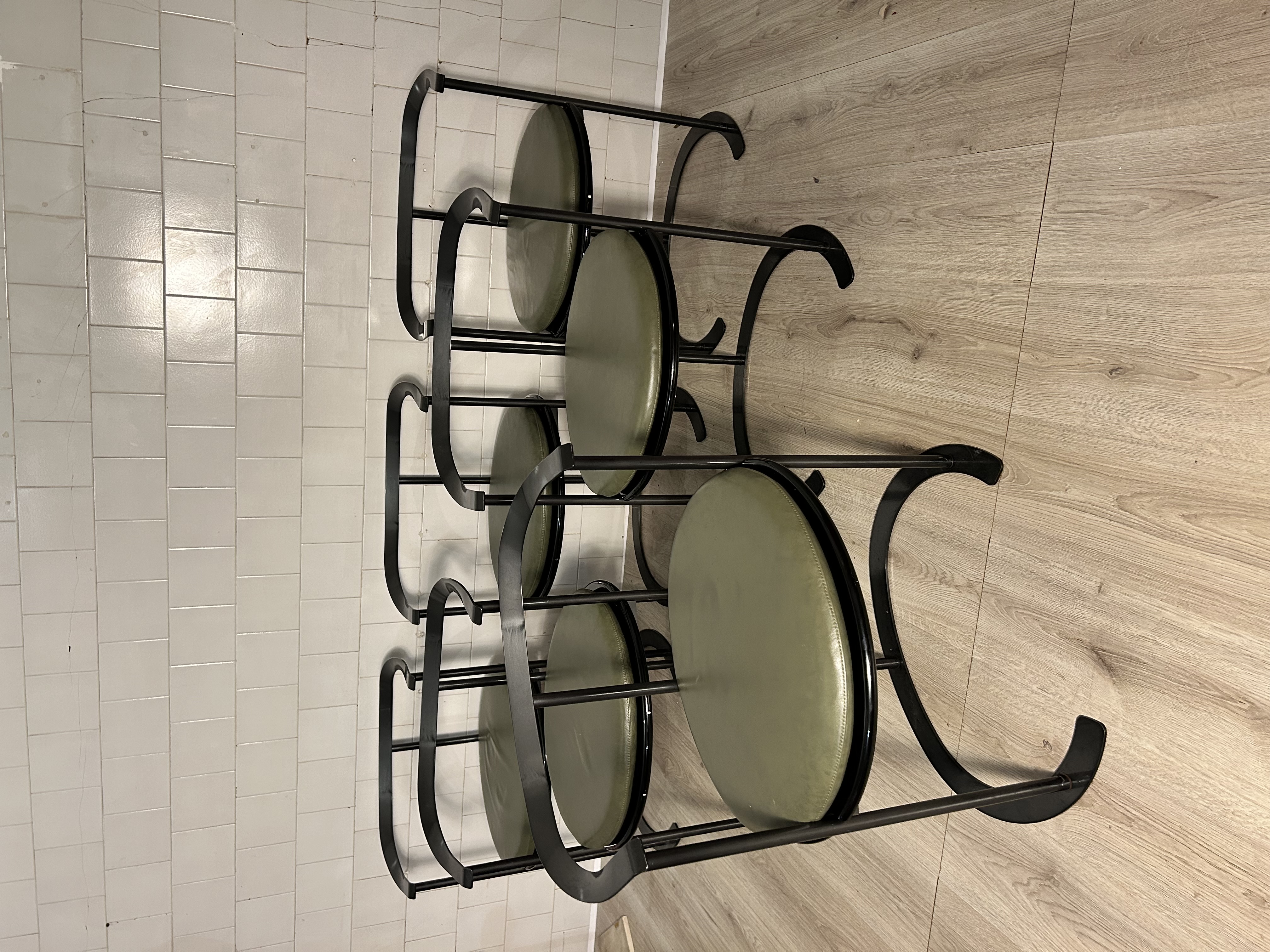 “Catilina” Set Of 2 Iconic Chairs Design By Luigi Caccia Dominioni Prod. Azucena 