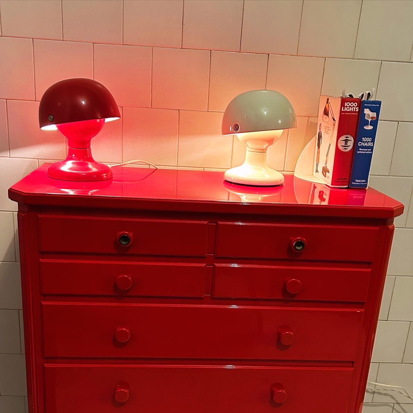 Italian Midcentury Dresser in Red Lacquered Wood , 1970, Italy