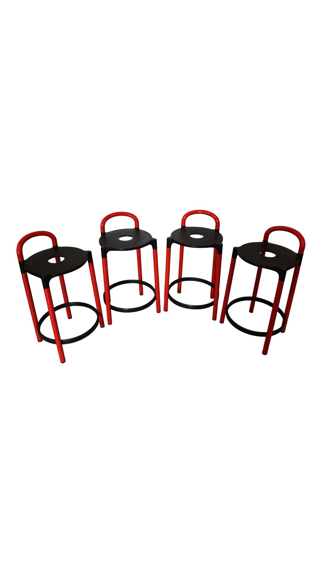 Set 4 Stool Design Anna Castelli, Prod. Kartell