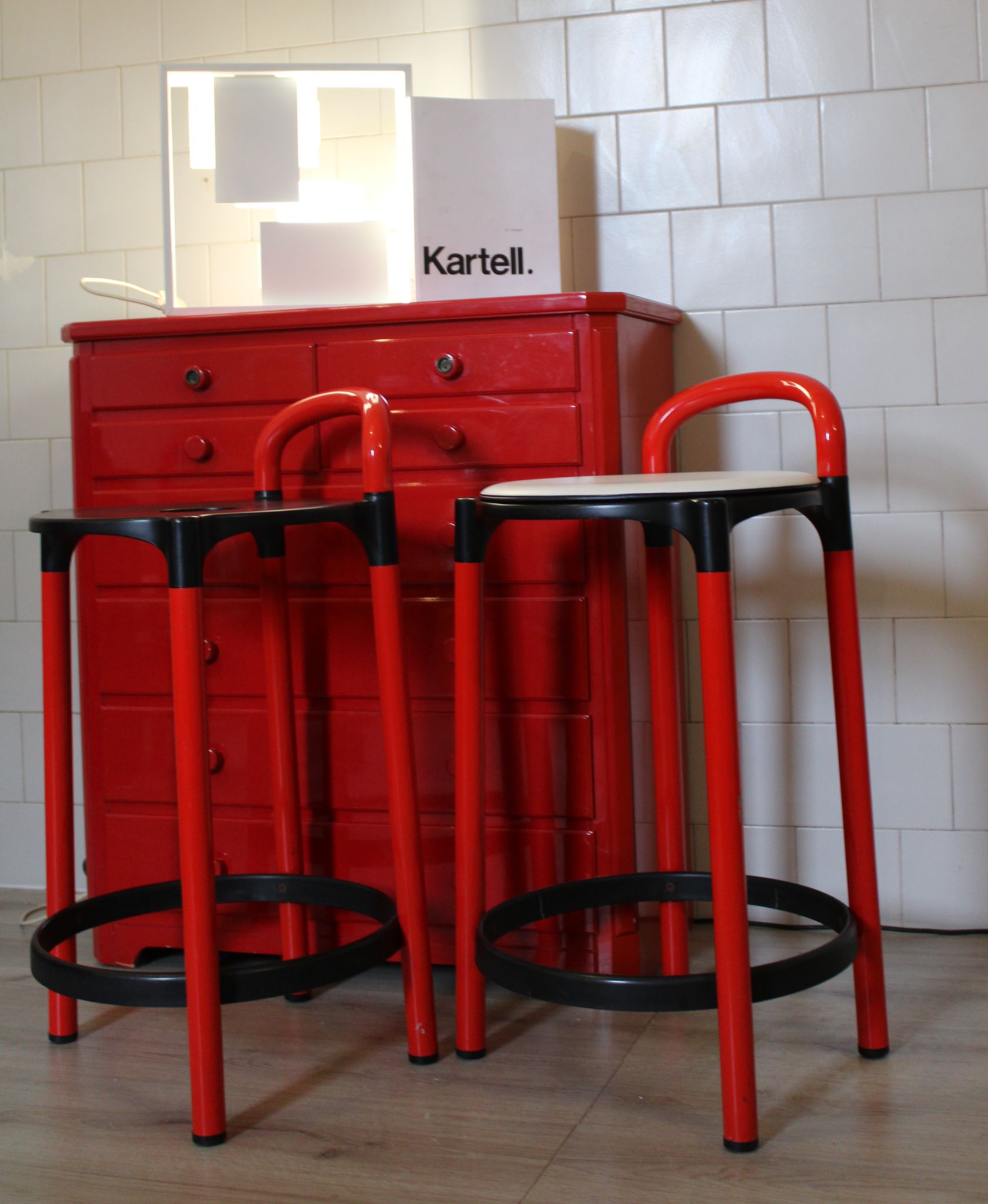 Set 4 Stool Design Anna Castelli, Prod. Kartell