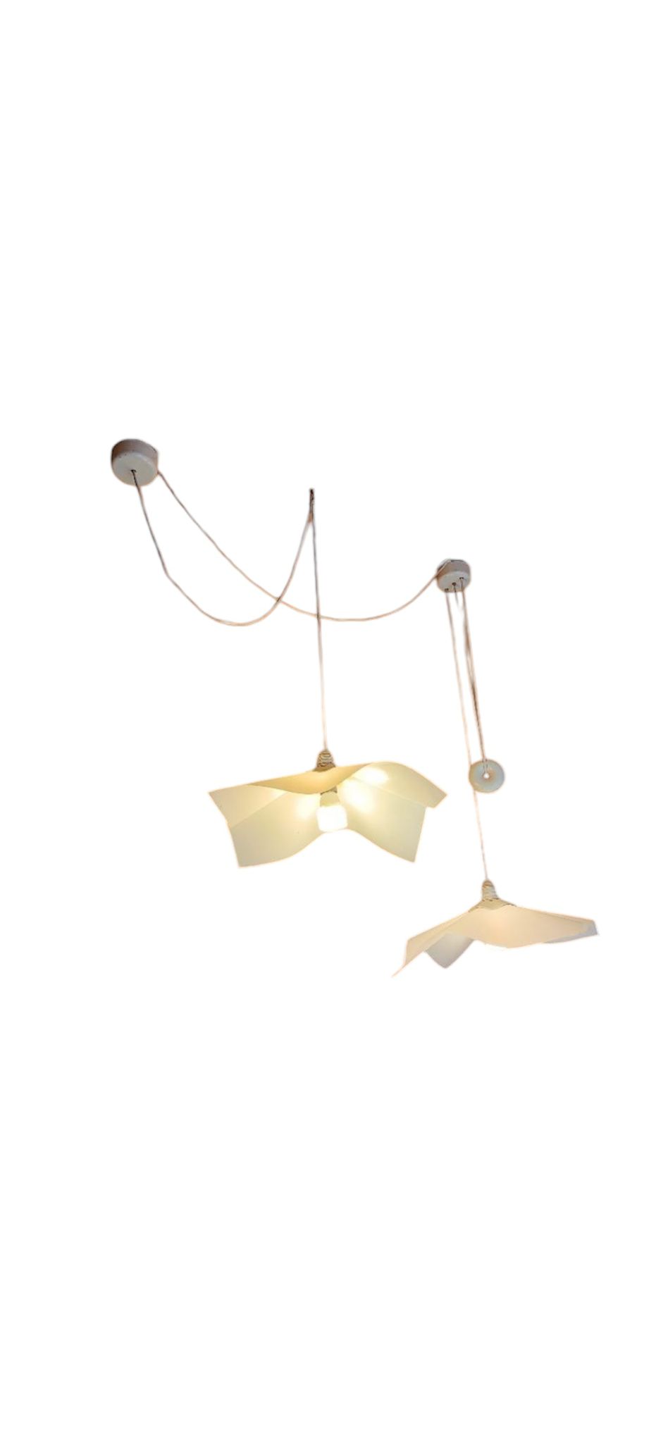 Artemide Area Mario Bellini Pendant, 1970s, Italy Set of 2 