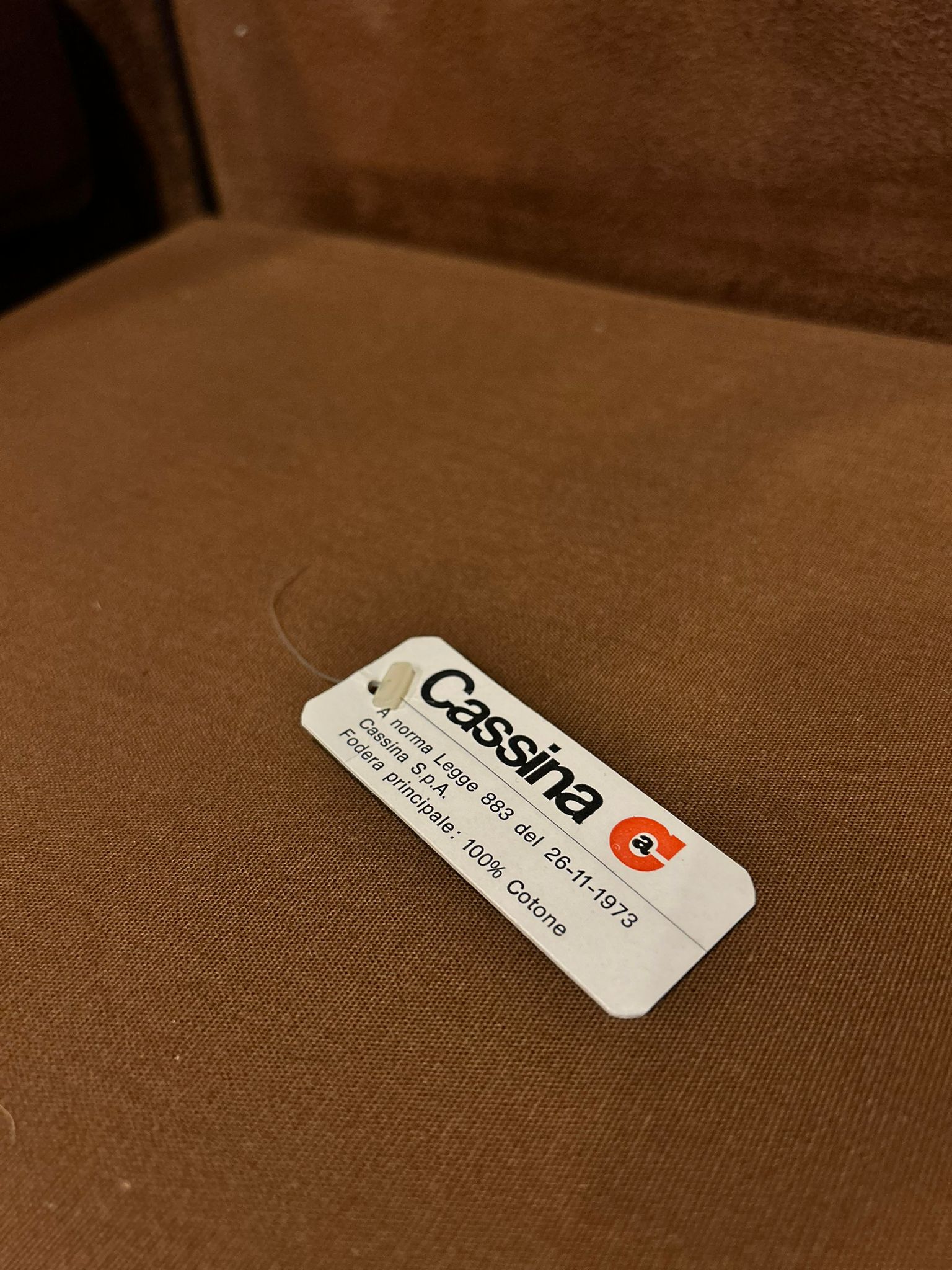 Large Modular Sofa “Landeau” Design Mario Bellini Cassina 1970
