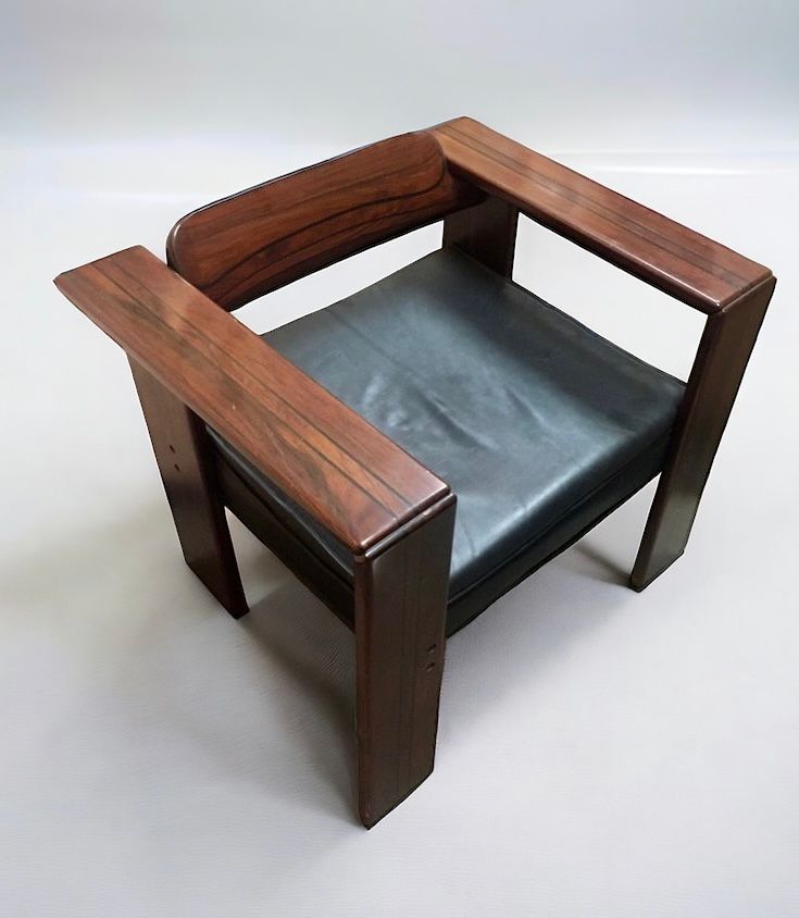 Armchair Series Africa Artona , Design Afra e Tobia Scarpa , Prod. Max Alto  Italy, 1970s