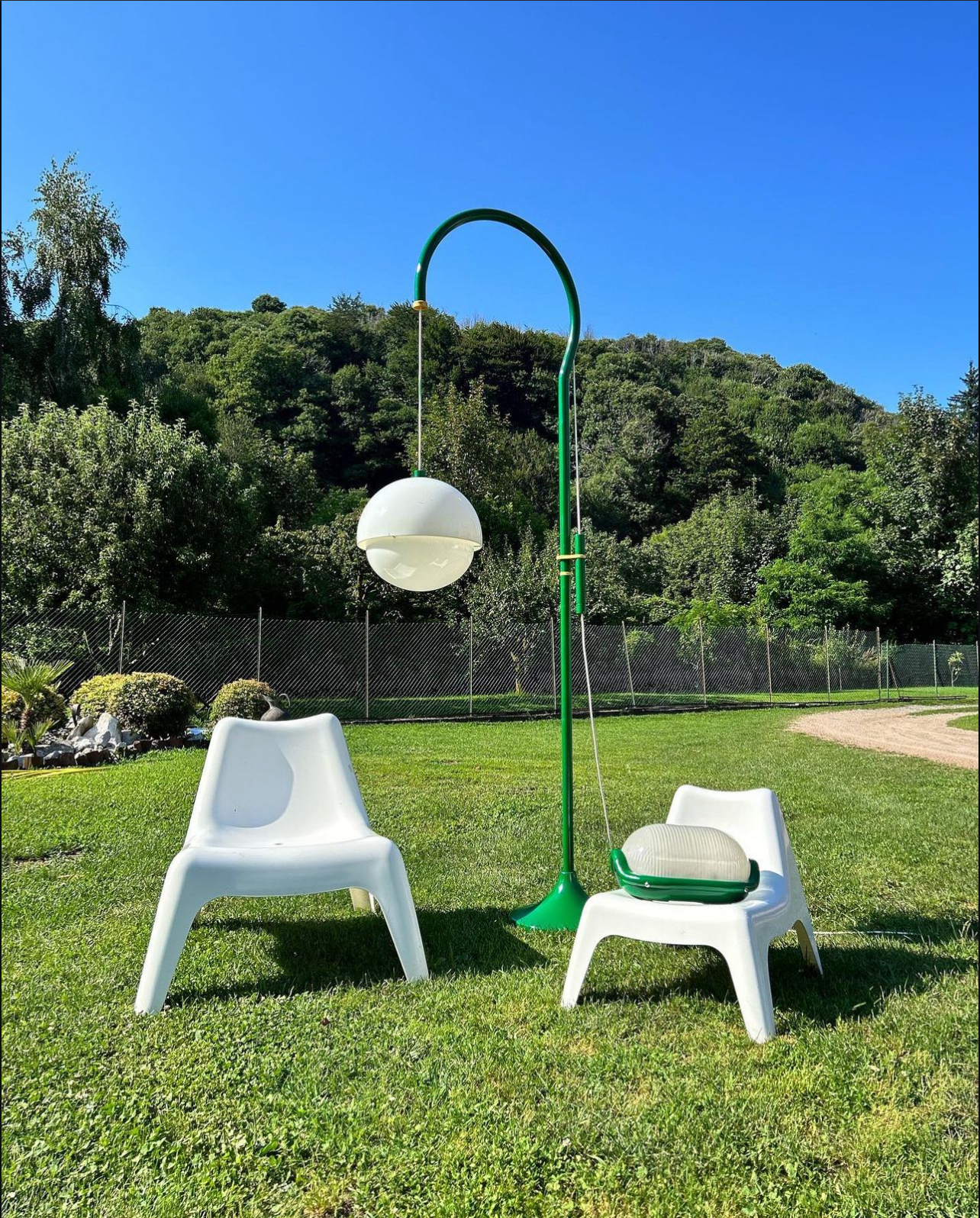 Floor Lamp Designed by Luigi Bandini Buti for Kartell in the 1960s.