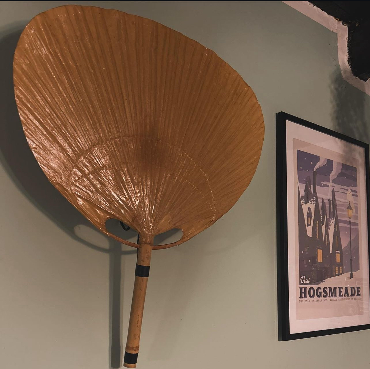 Ingo Maurer Uchiwa Wall Lamp by Ingo Maurer Design, Germany 1970s