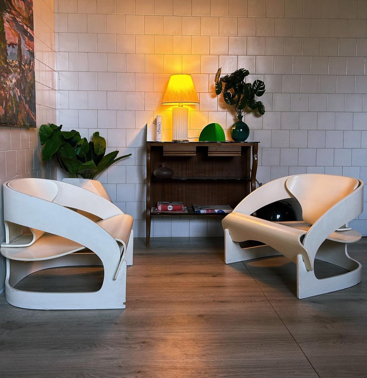 Joe Colombo Poltrona modello "4801". Produzione Kartell, Milano, 60s