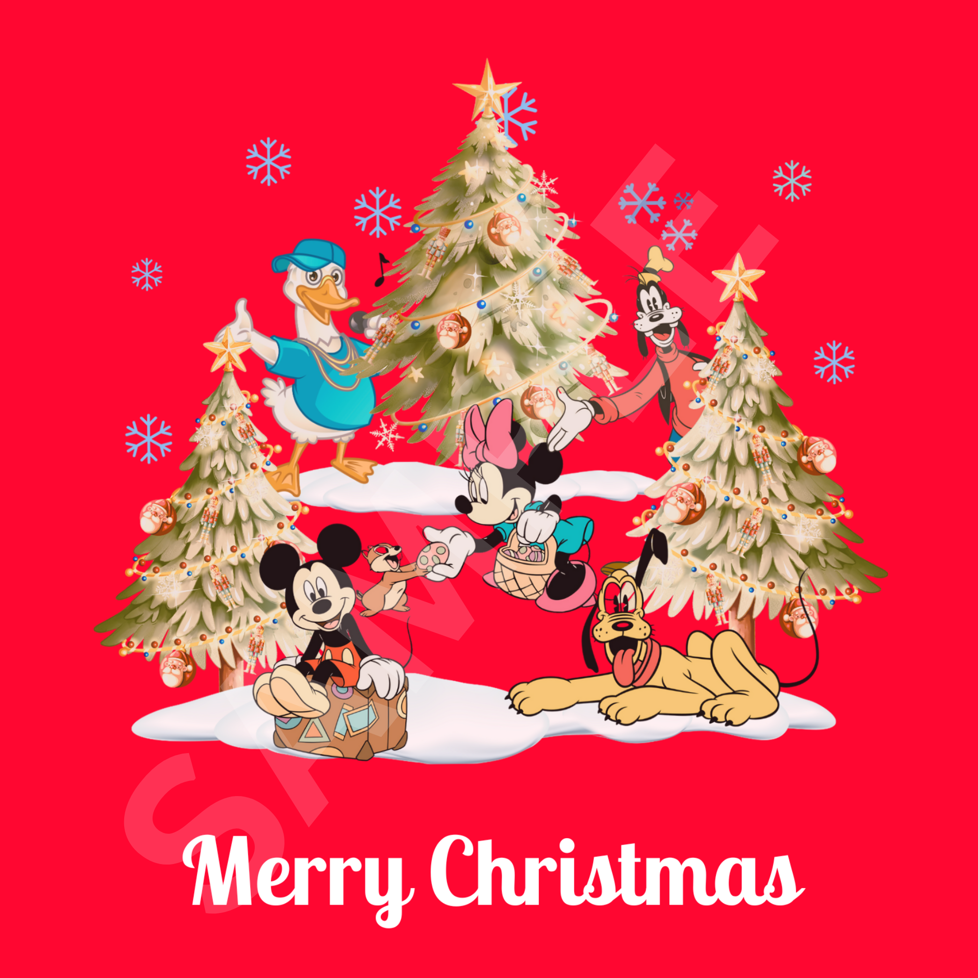 Vintage Disney PNG, Mickey And Friends.