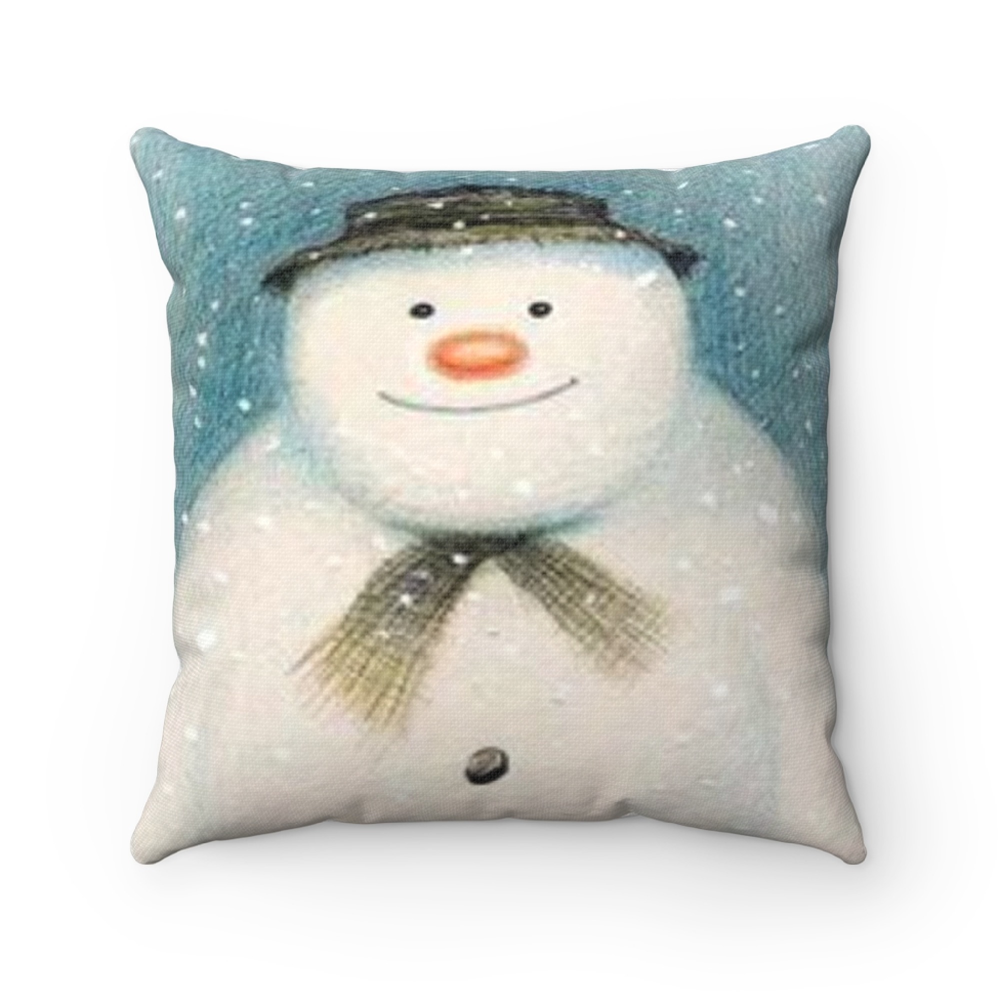 The Christmas Snowman Cushion
