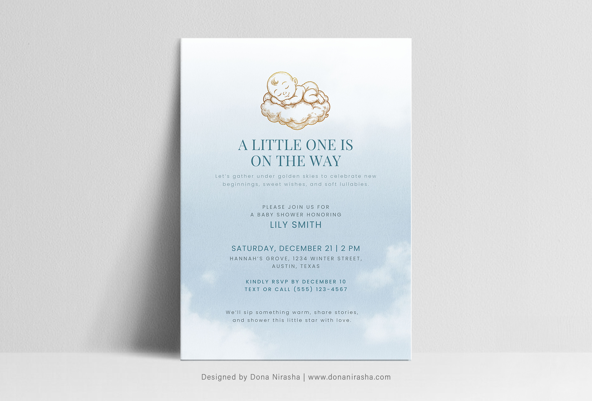 Baby Shower Invite Canva Temp - 31