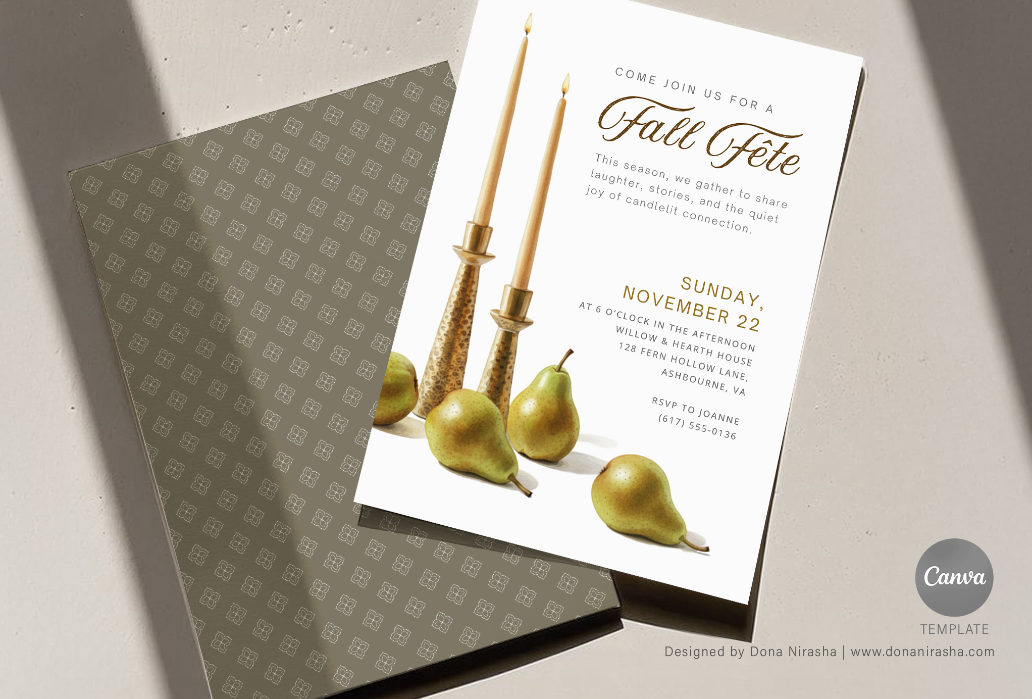 Halloween Canva Invitation - Temp 17