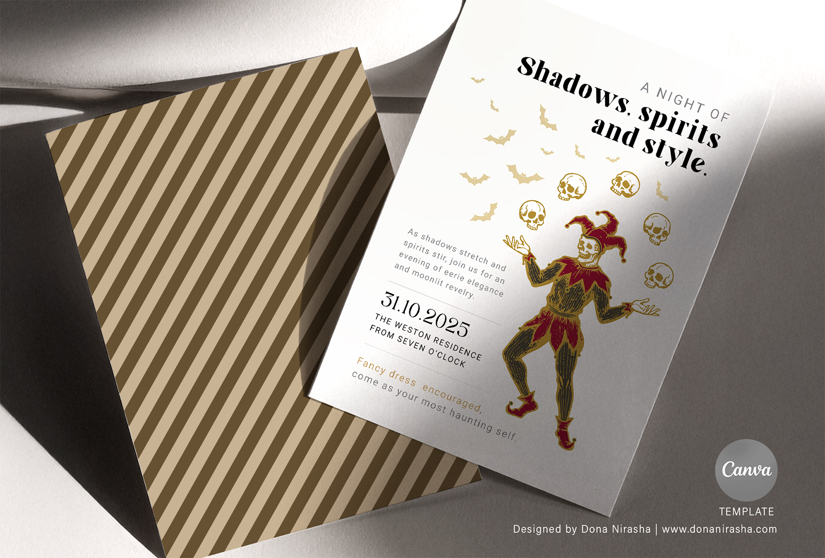 Halloween Canva Invitation - Temp 7