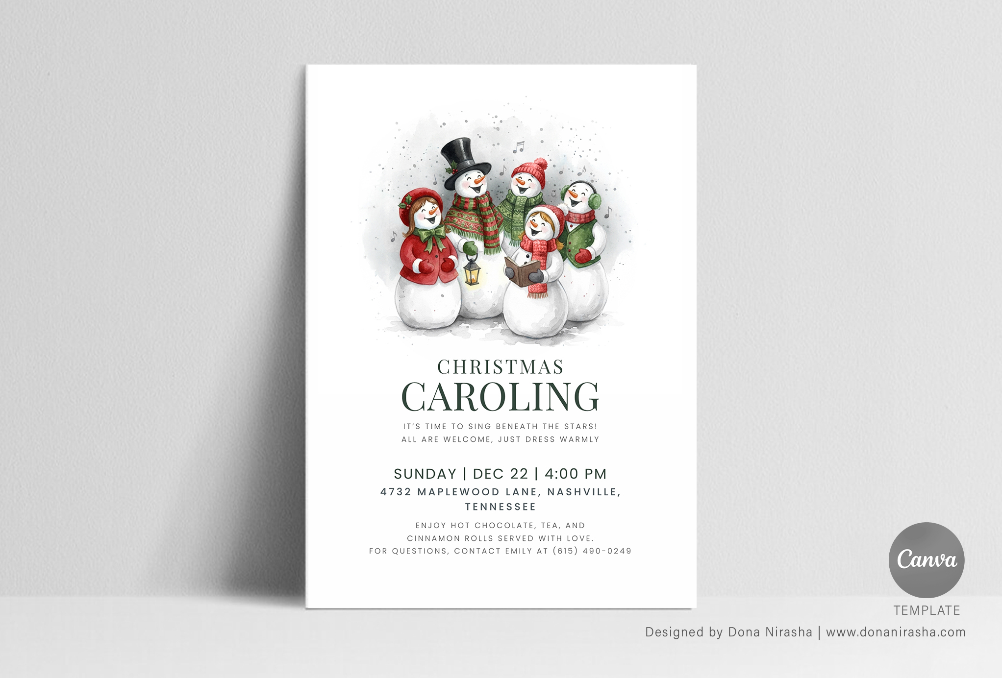 Christmas Invite Canva Temp - 29