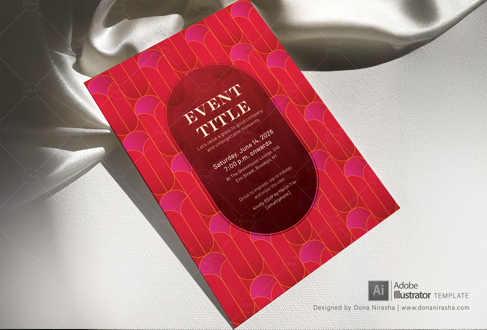 Event invitation | Adobe Illustrator Template - 38