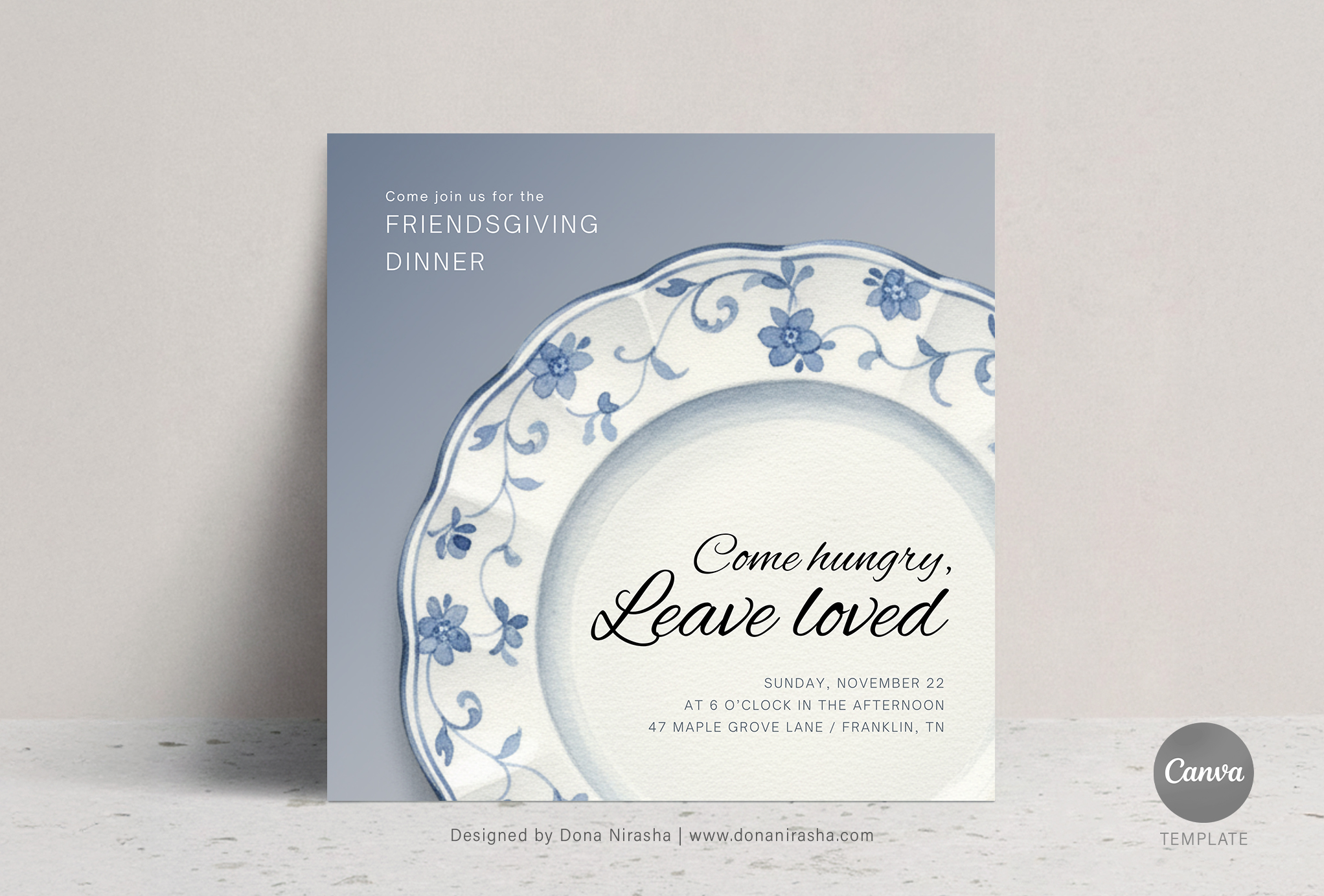 Friendsgiving Invite Canva Temp - 16