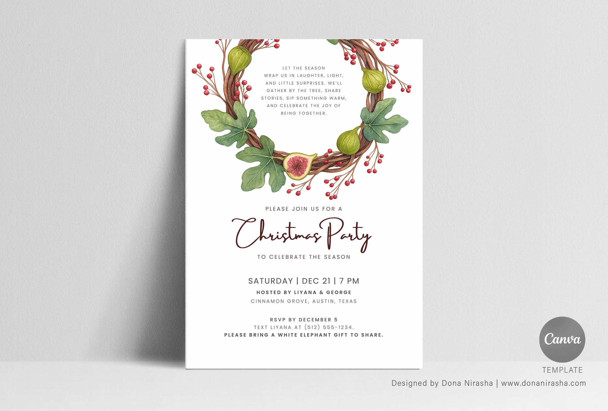 Christmas Invite Canva Temp - 23