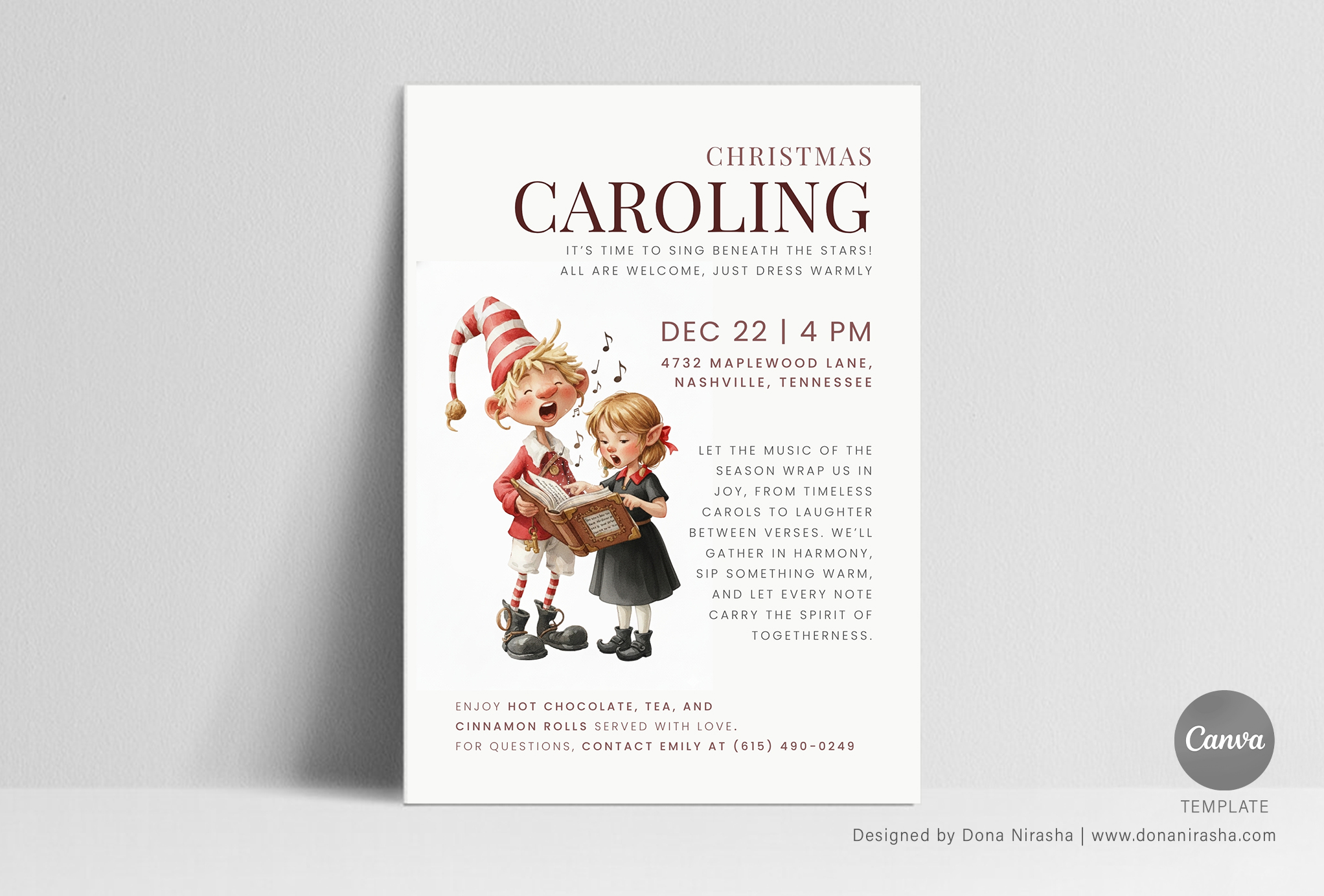 Christmas Invite Canva Temp - 30