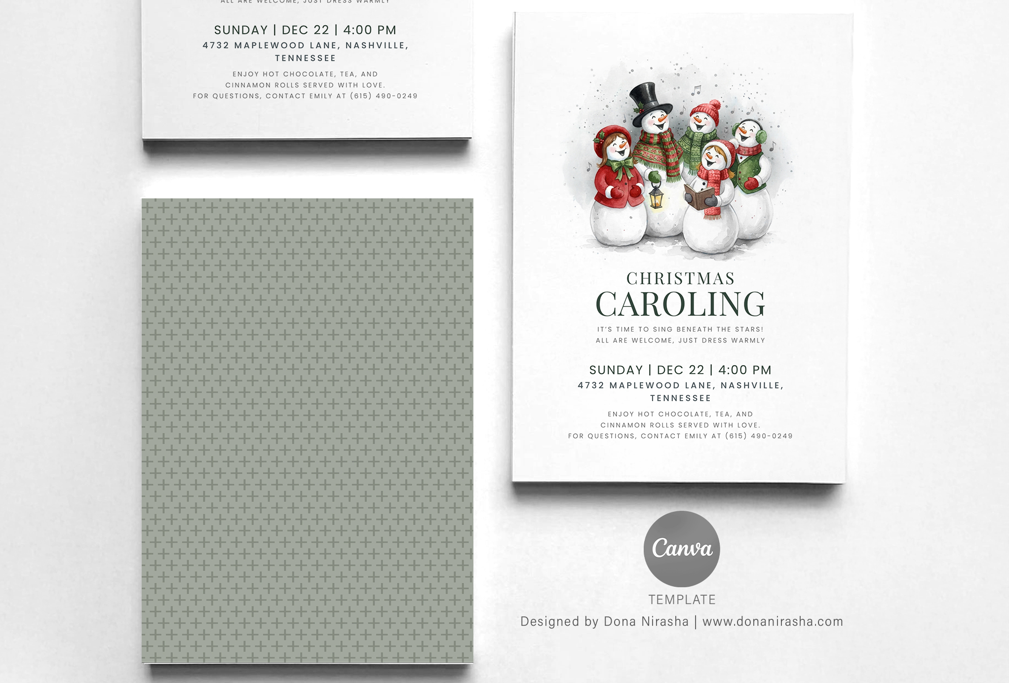 Christmas Invite Canva Temp - 29