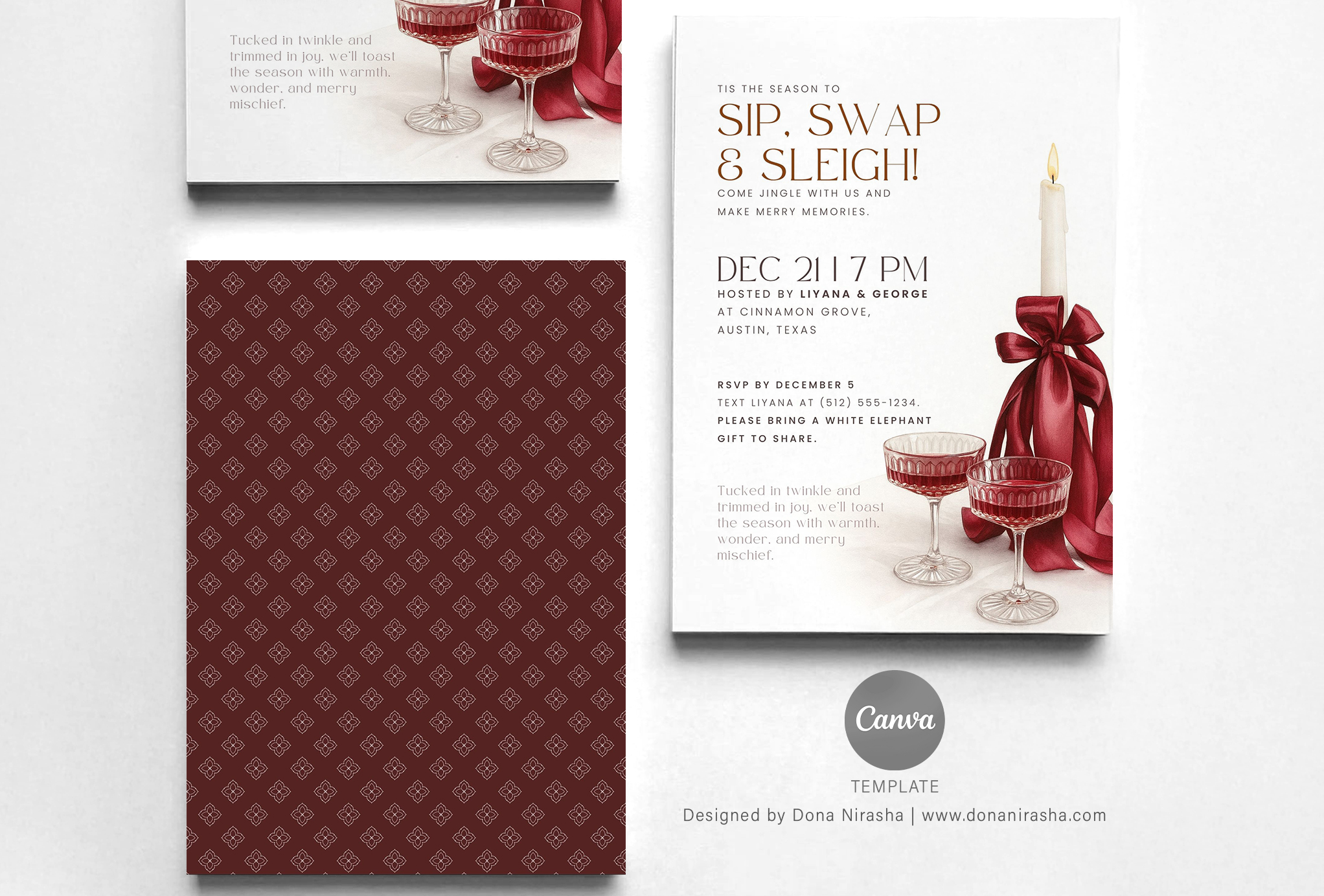 Christmas Invite Canva Temp - 28