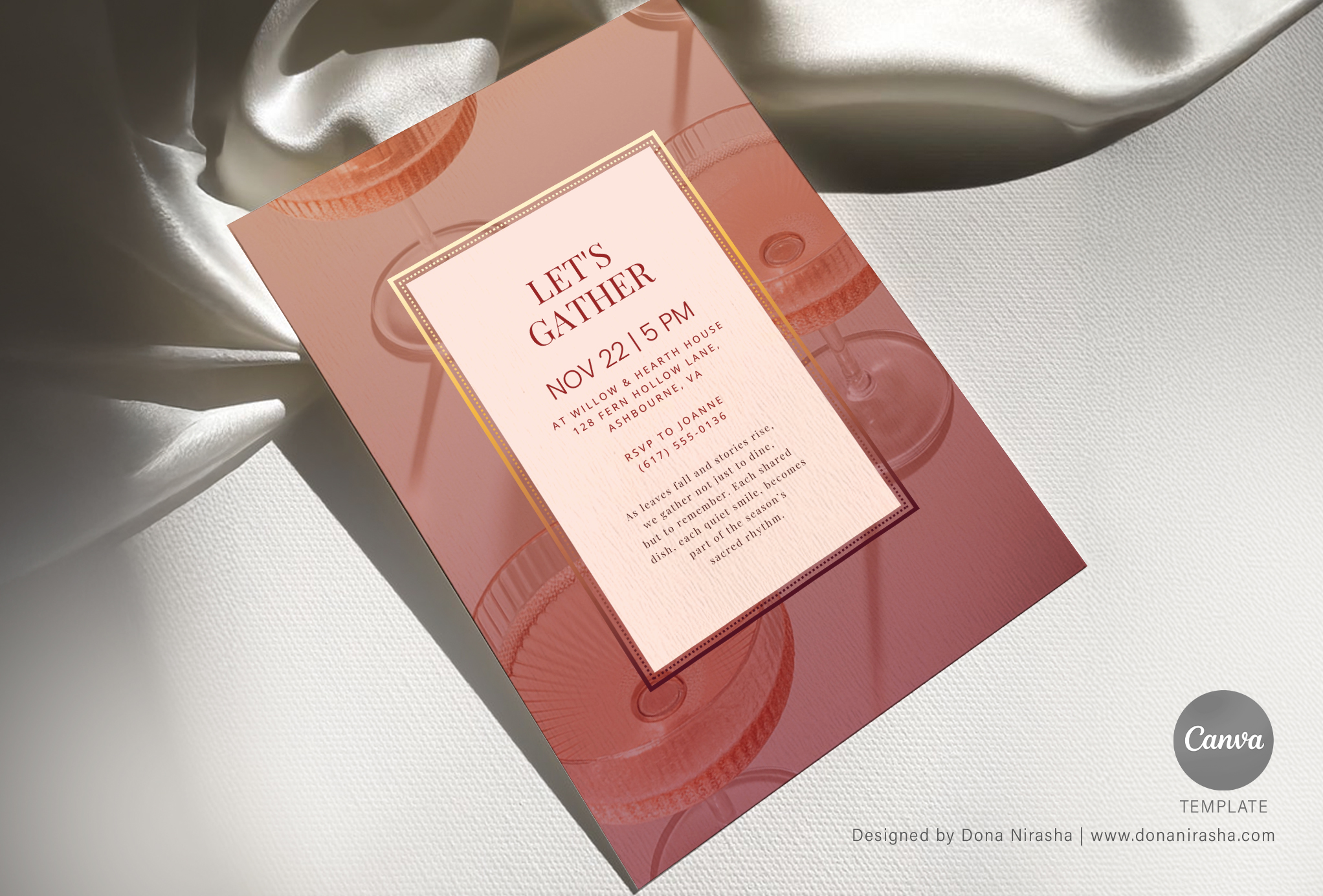 Get-together Canva Invitation Template - 34