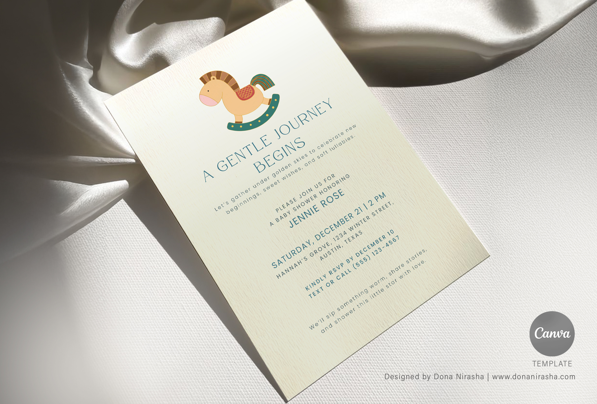 Baby Shower Invite Canva Temp - 32