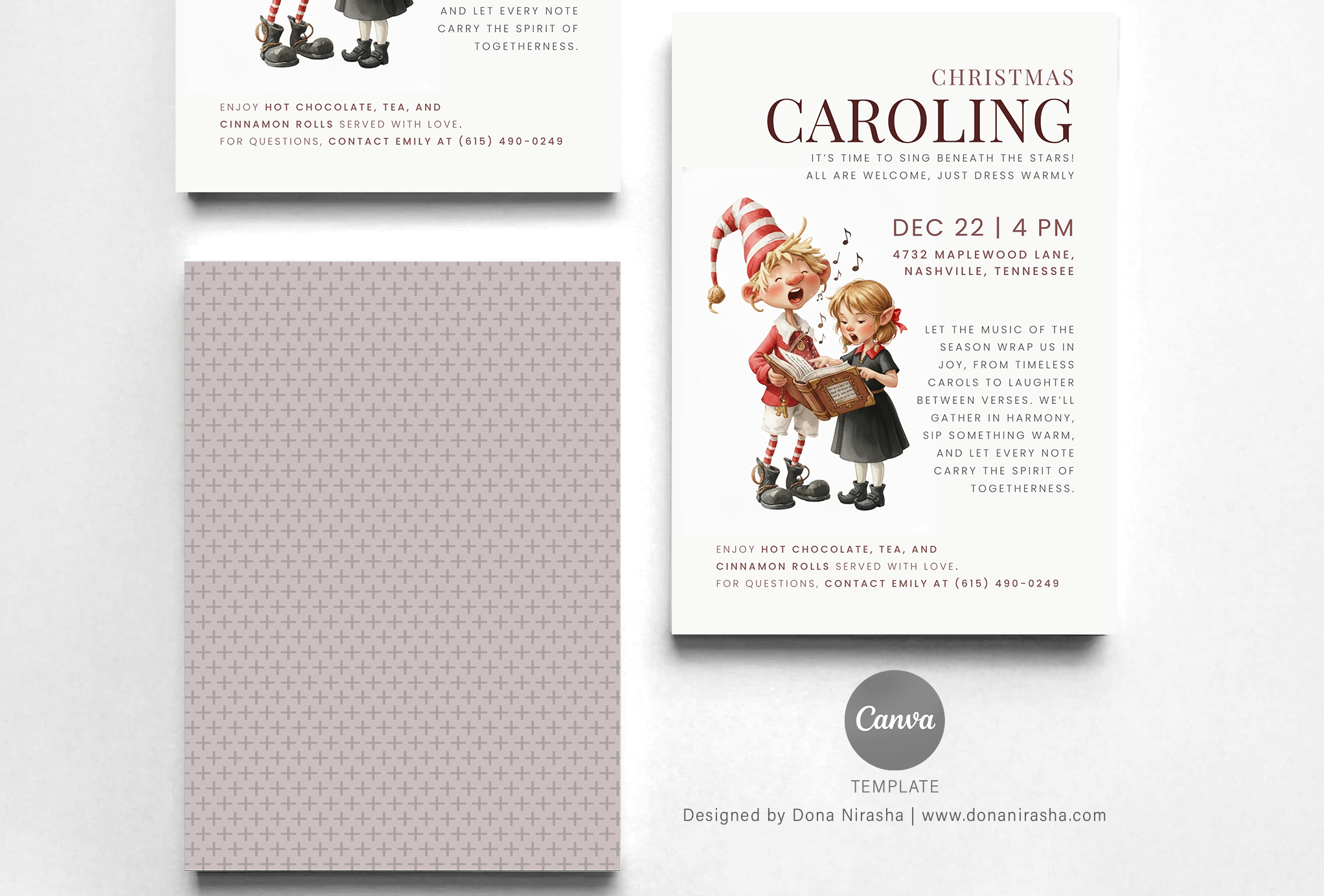 Christmas Invite Canva Temp - 30