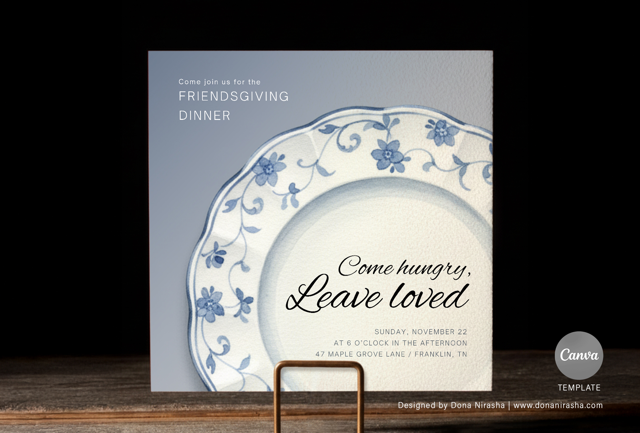 Friendsgiving Invite Canva Temp - 16