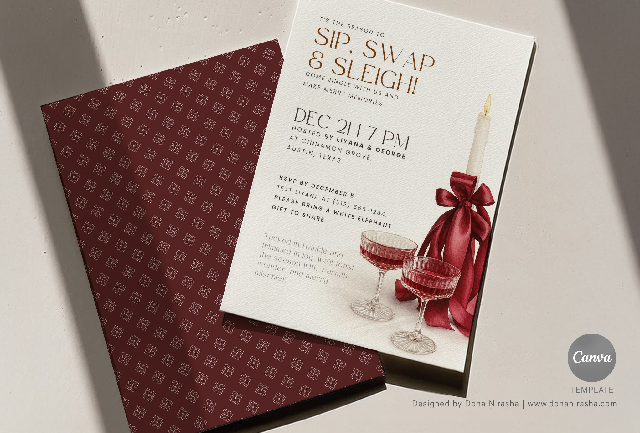 Christmas Invite Canva Temp - 28