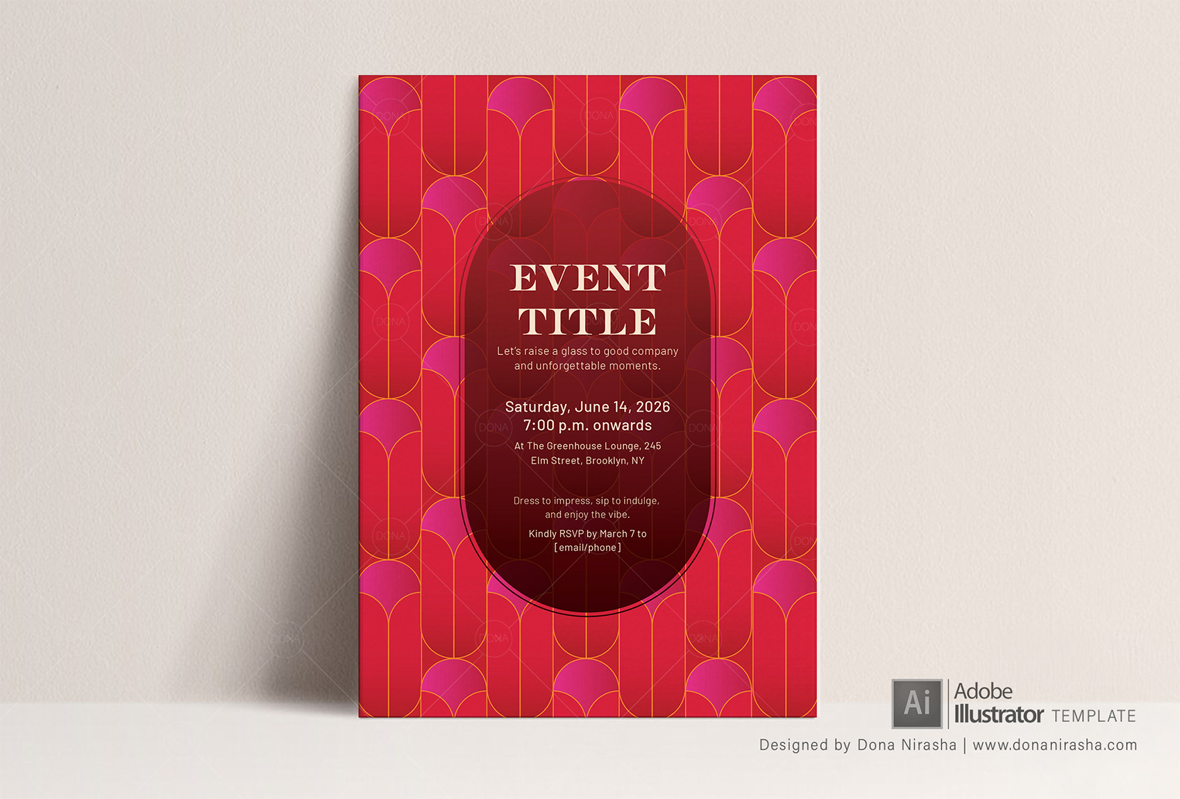 Event invitation | Adobe Illustrator Template - 38