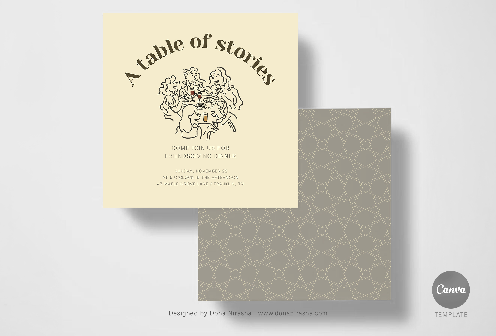 Friendsgiving Invite Canva Temp - 15
