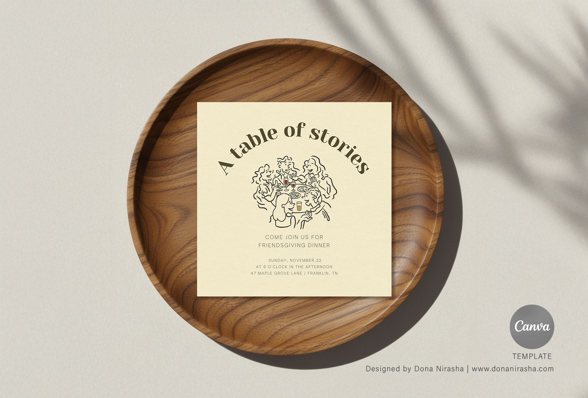 Friendsgiving Invite Canva Temp - 15