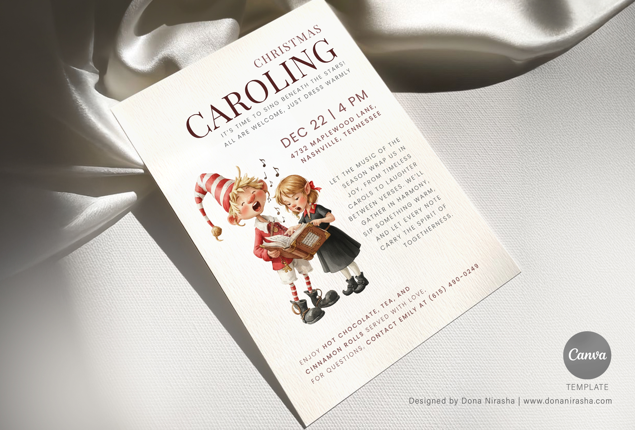 Christmas Invite Canva Temp - 30