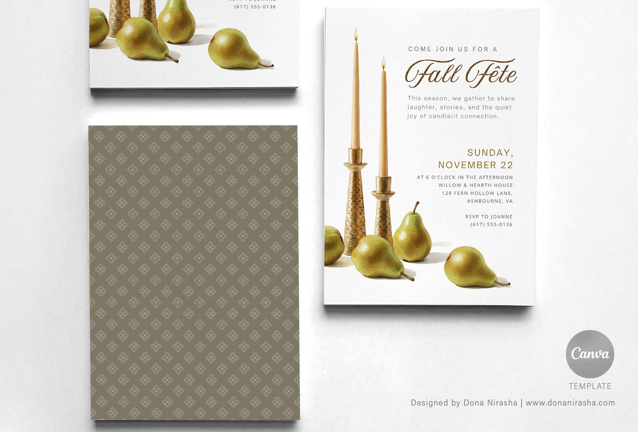 Halloween Canva Invitation - Temp 17
