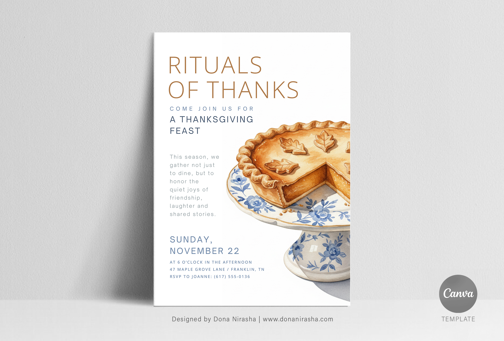 Halloween Canva Invitation - Temp 17