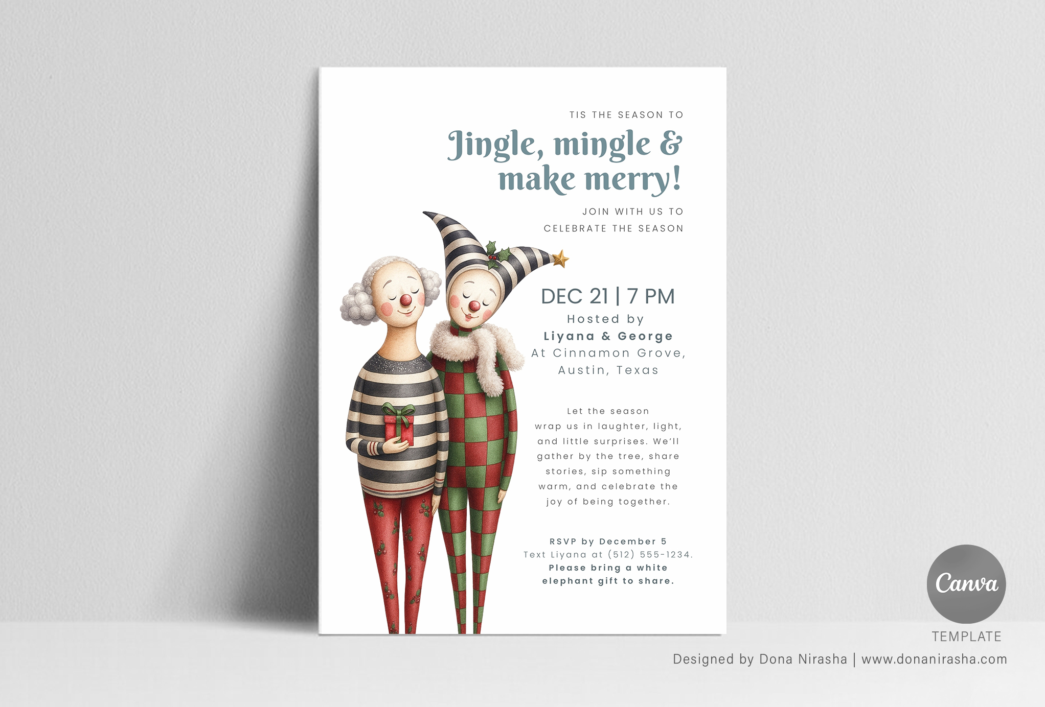 Christmas Invite Canva Temp - 24