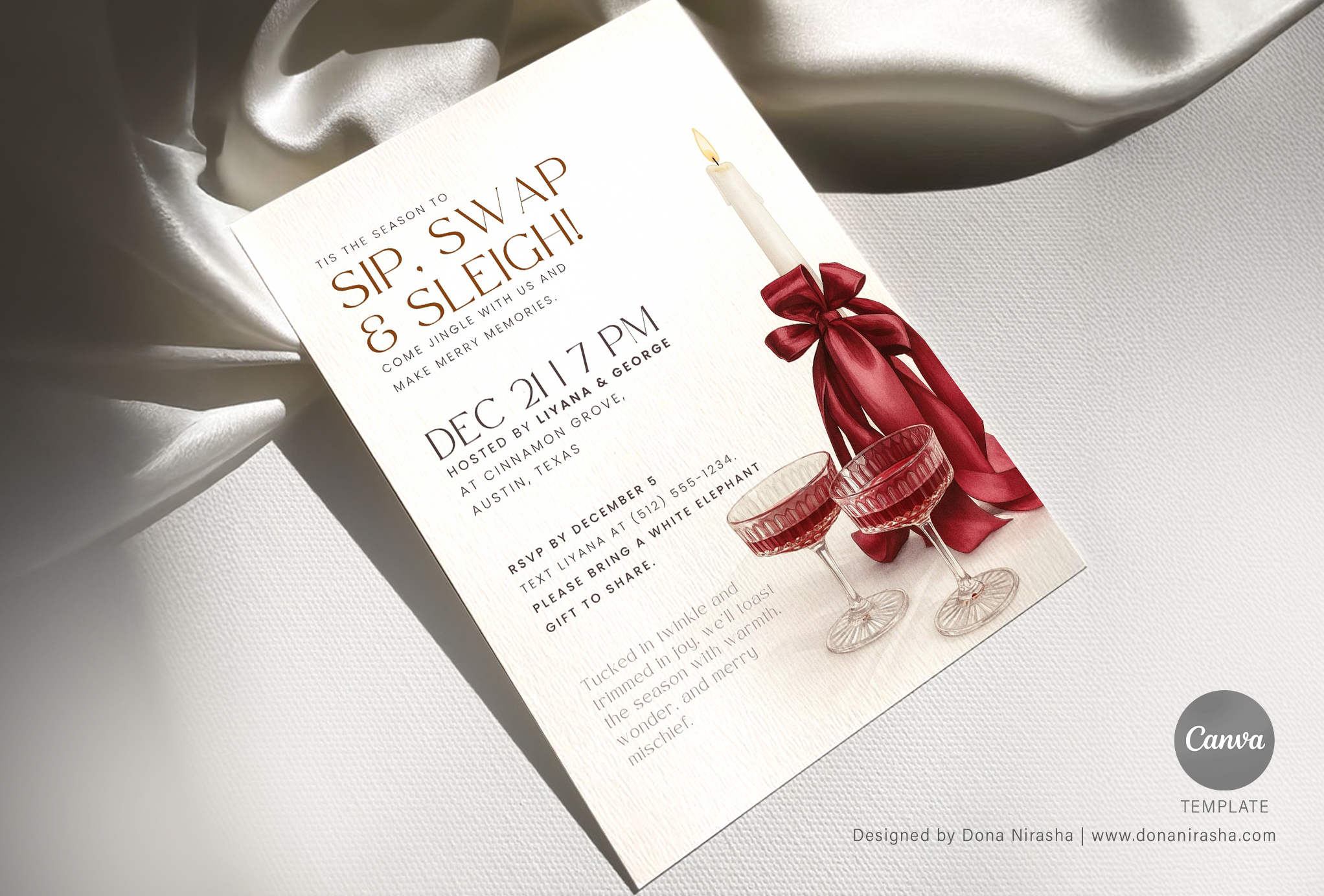 Christmas Invite Canva Temp - 28