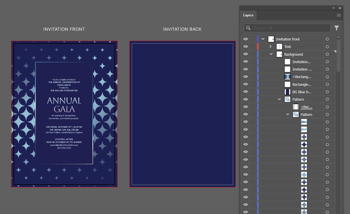 Gala | Get-together Adobe Illustrator Invitation Template - 35