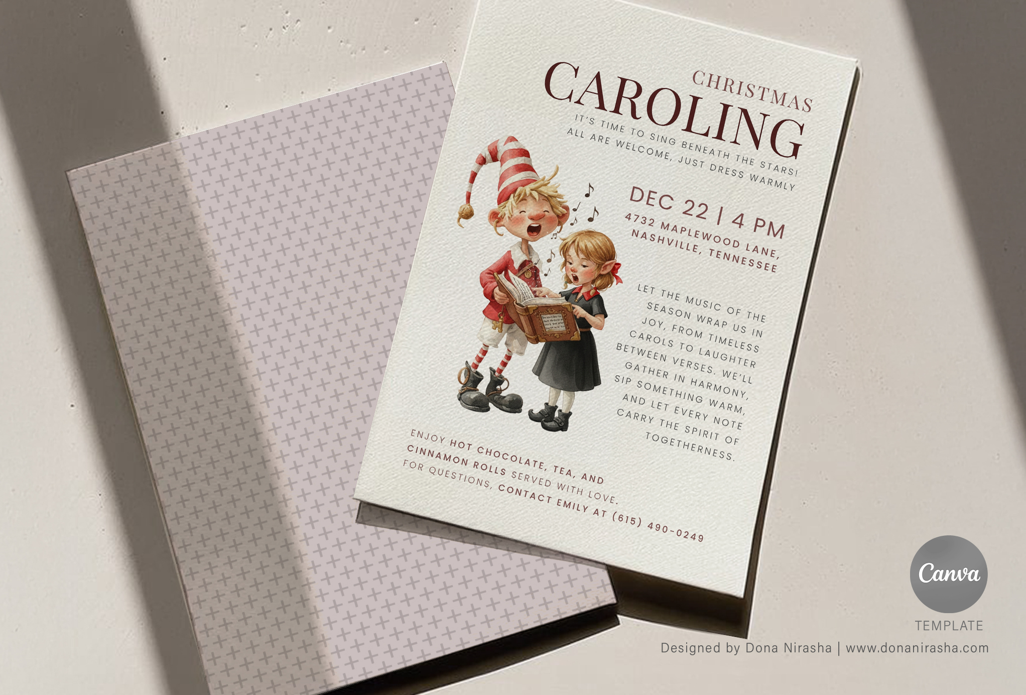 Christmas Invite Canva Temp - 30