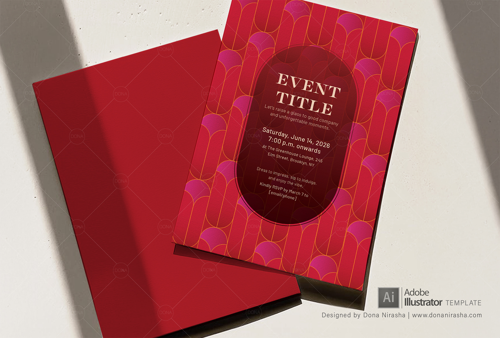 Event invitation | Adobe Illustrator Template - 38