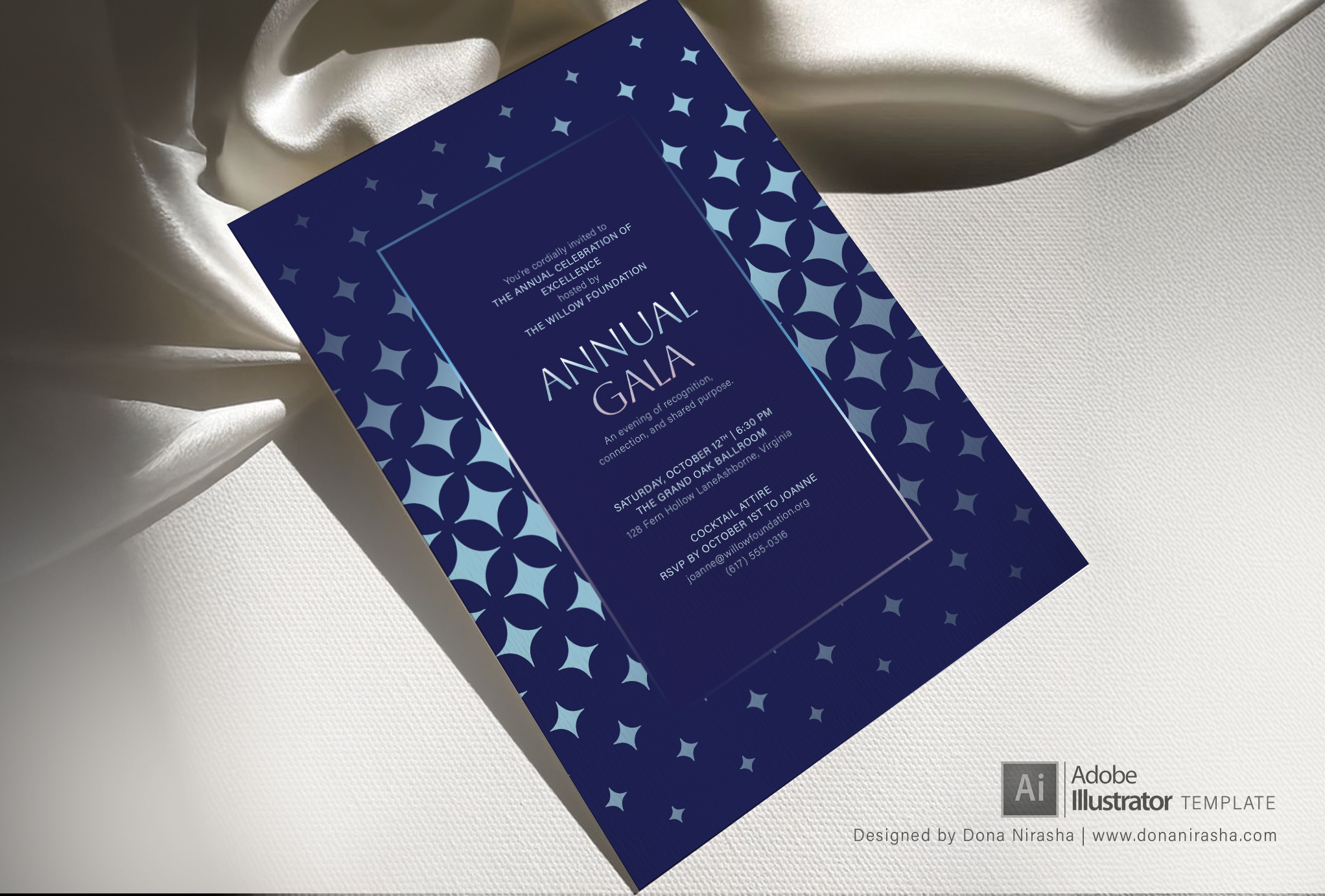 Gala | Get-together Adobe Illustrator Invitation Template - 35