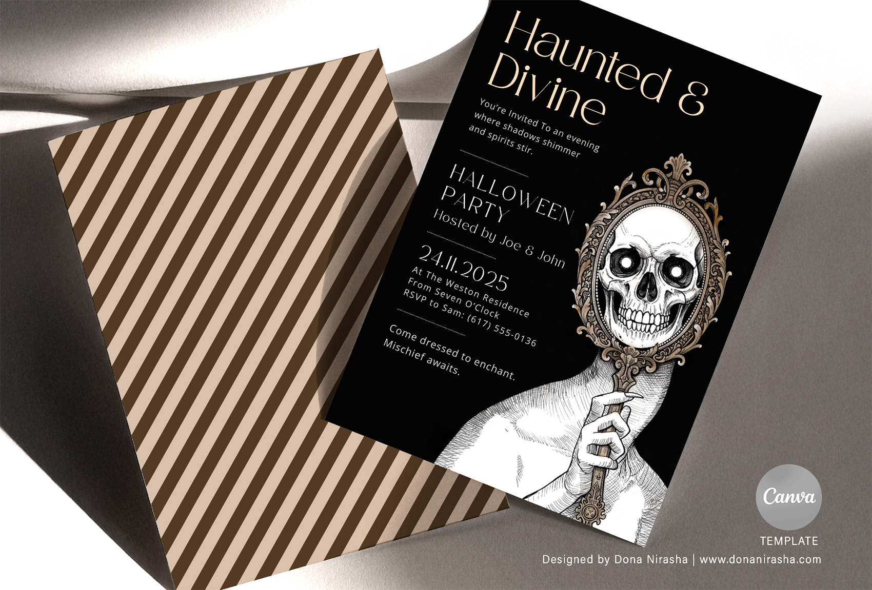 Halloween Canva Invitation - Temp 11
