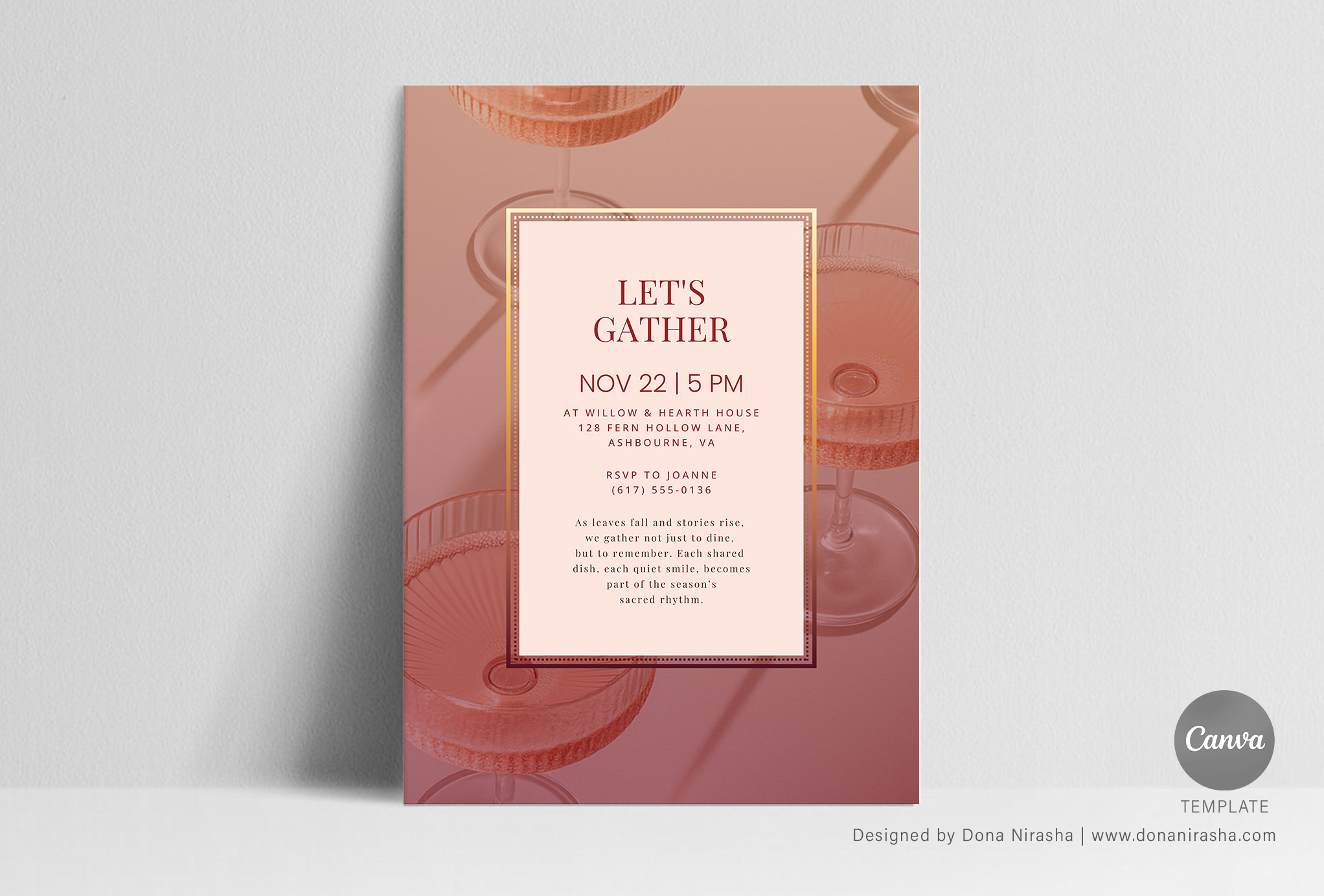 Get-together Canva Invitation Template - 34