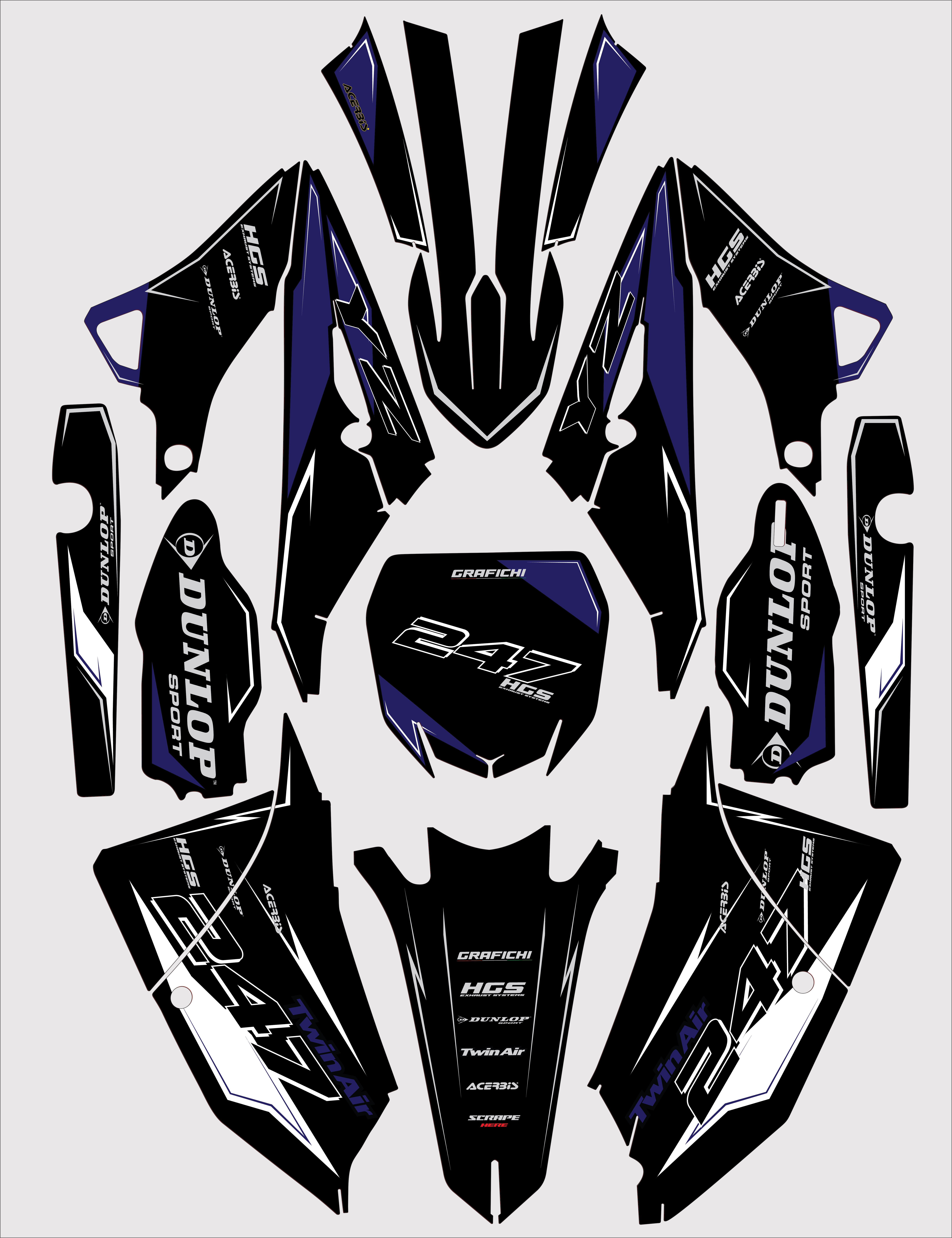 Graphic Kit Yamaha YZ 125/250 | 2022-2024 