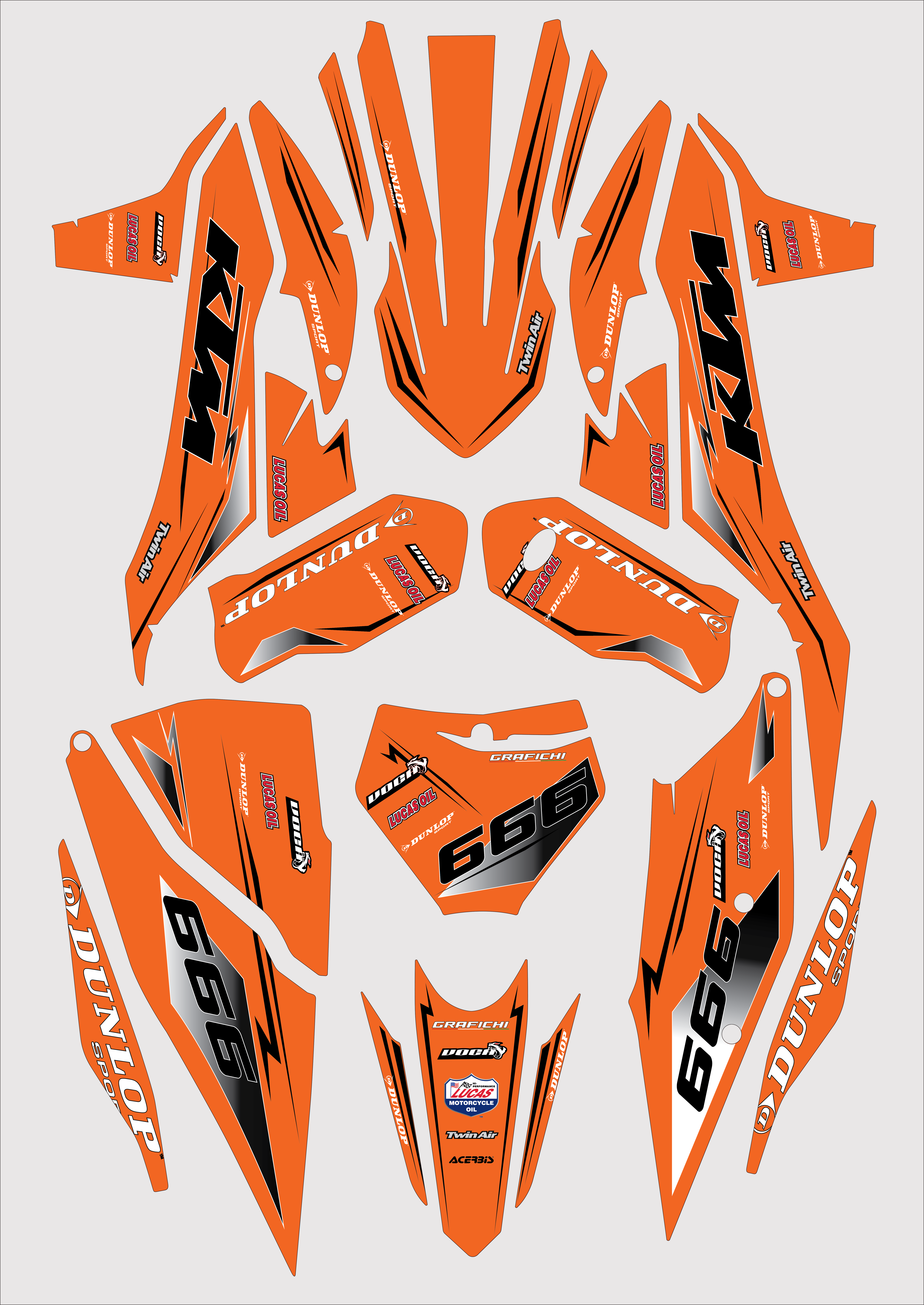Graphic Kit KTM SX/ SX-F | 2019-2022 