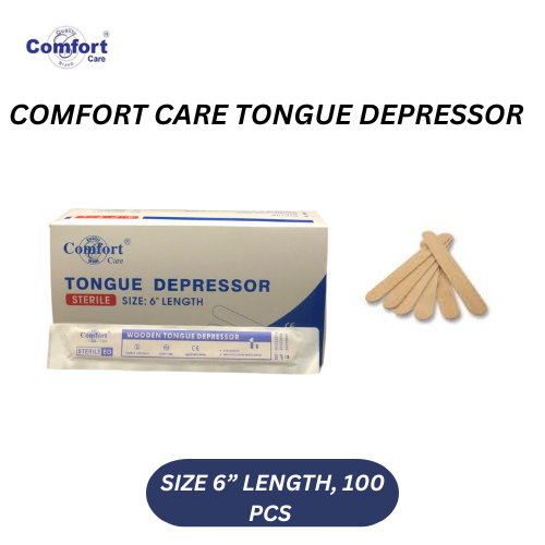 Comfort Care Tongue Depressor 100 Pieces