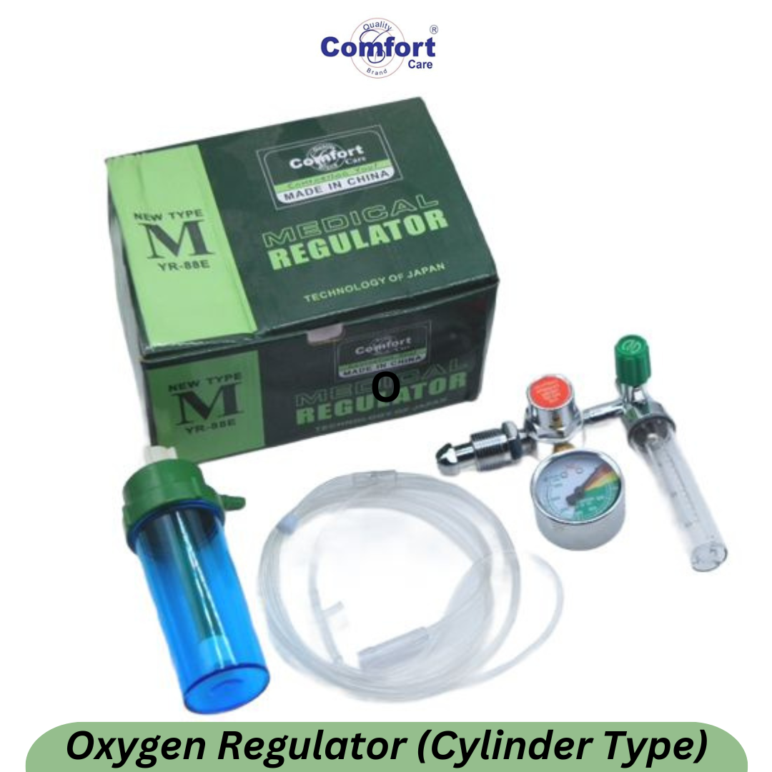 Comfort-Care Medical Oxygen Cylinder Regulator