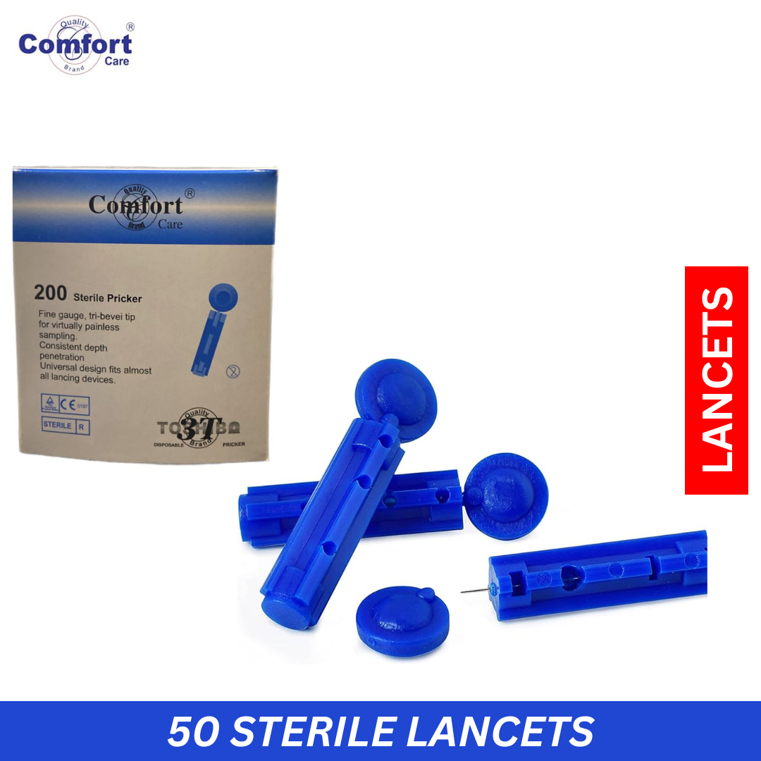 Comfort-Care Blood Lancets 200 Pcs