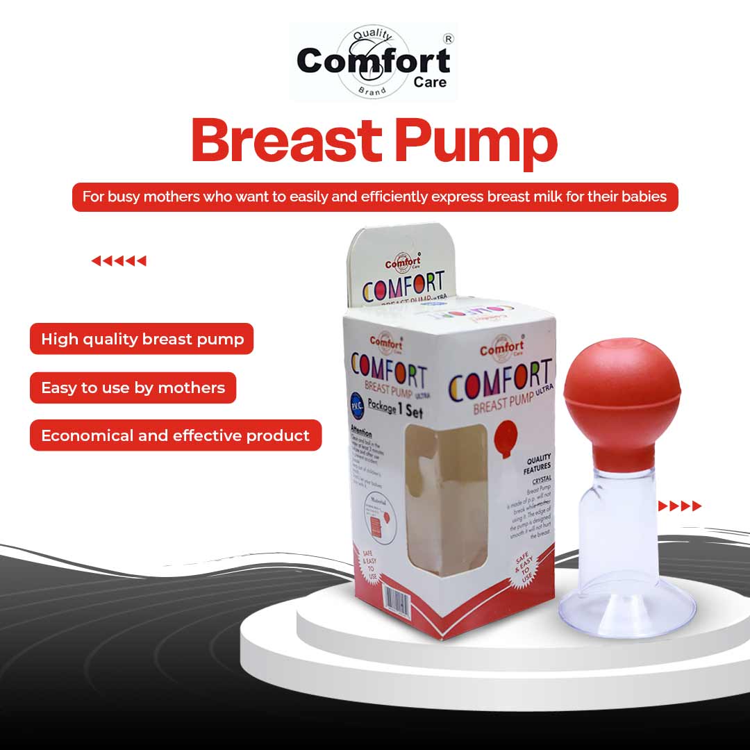 Comfort-Care Manual Breast Pump For Mother Breast-freeding Pack Of 3