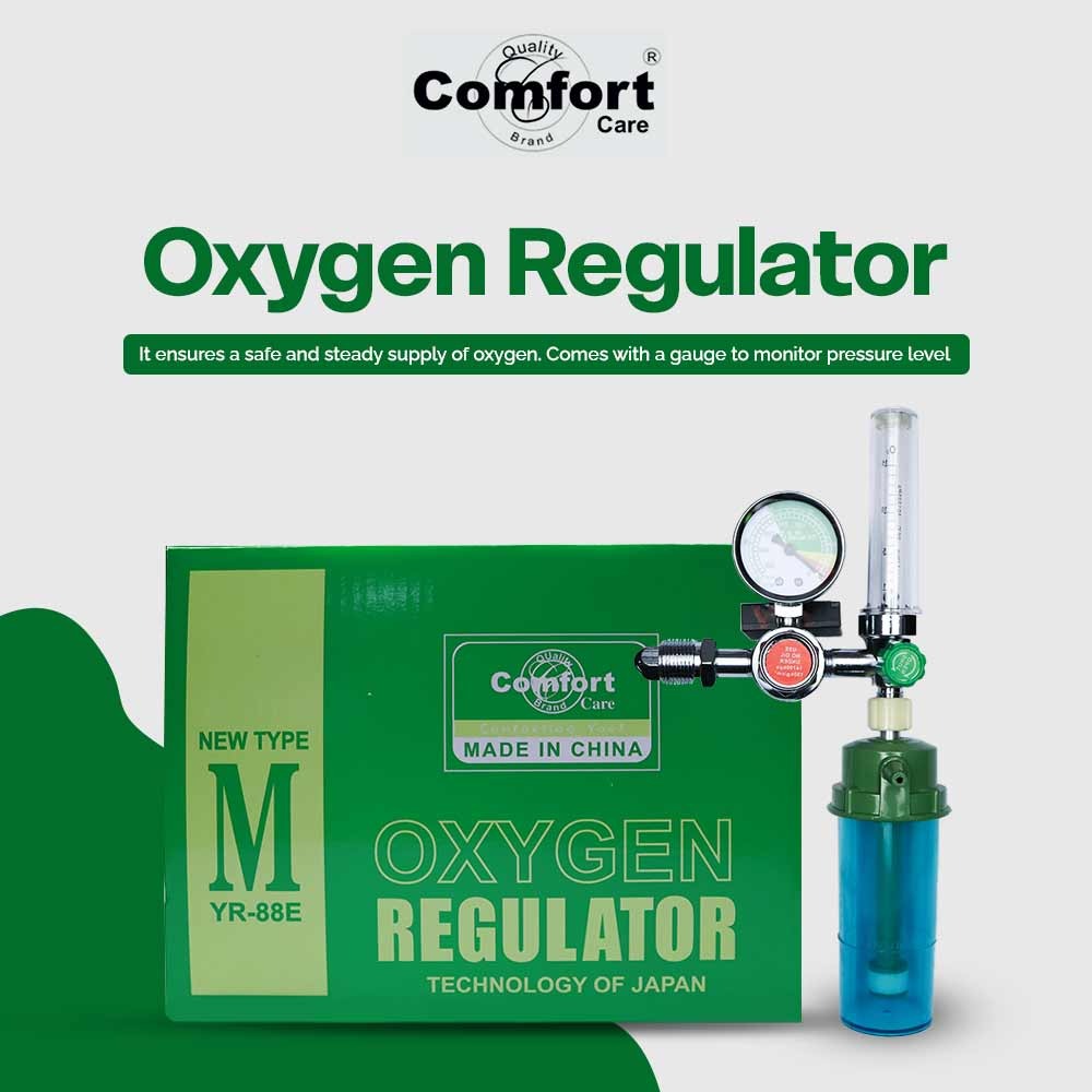 Comfort-Care Medical Oxygen Cylinder Regulator
