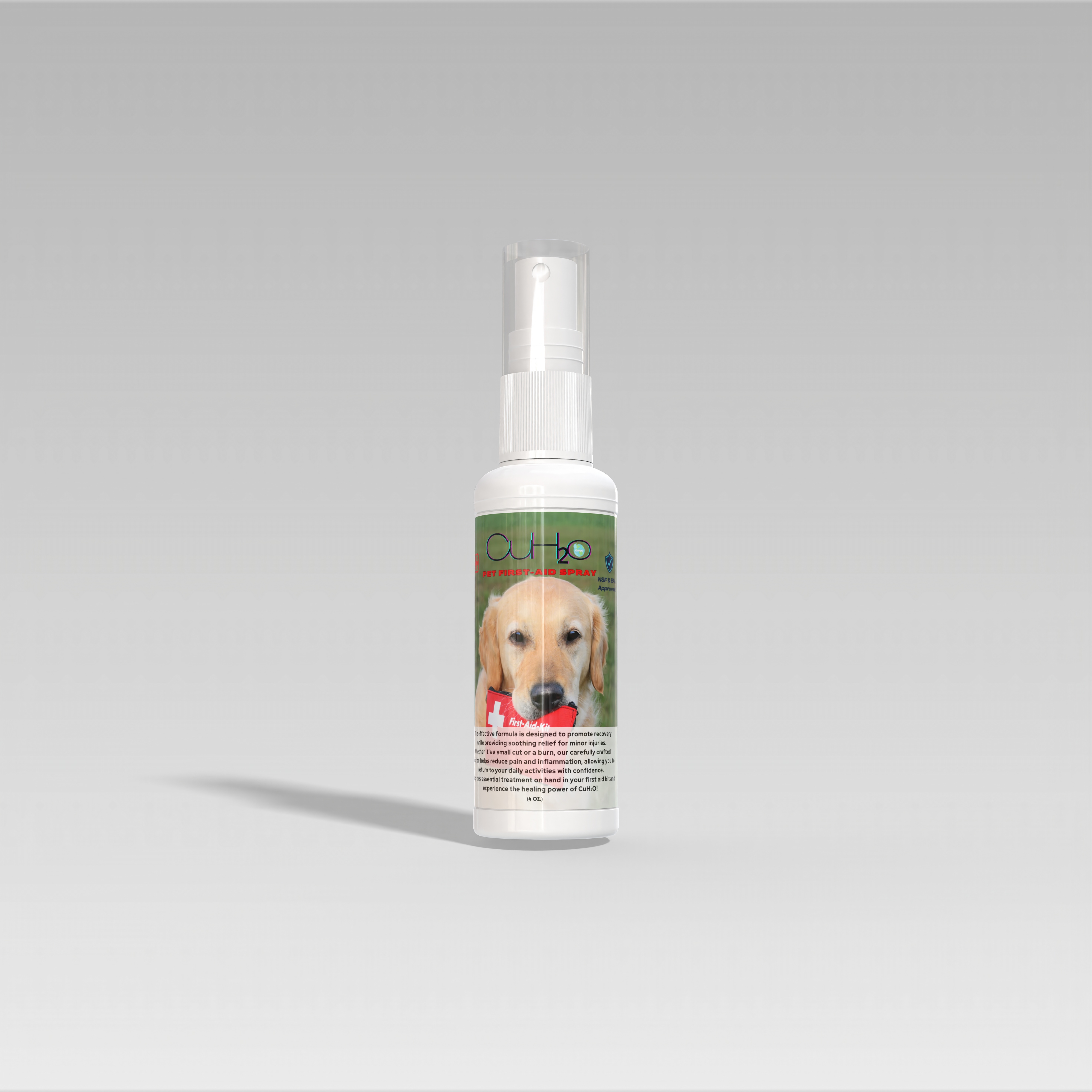 CuH₂O's 4 oz Pet First-Aid Spray