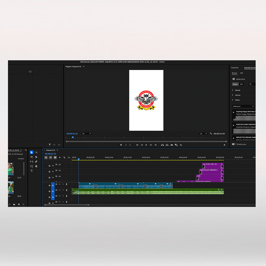 Edición de video / hora